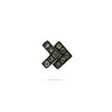 Green Vee Earring - Jahel Joaillier