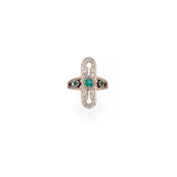 Open Shield Art Deco Ring - Jahel Joaillier
