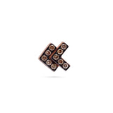 Brown Vee Earring - Jahel Joaillier