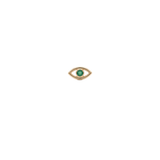Green Eye Wire Earring - Jahel Joaillier