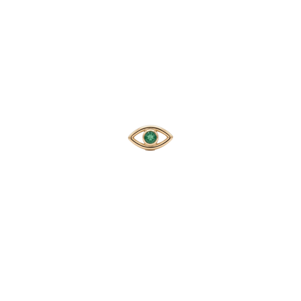 Green Eye Wire Earring - Jahel Joaillier