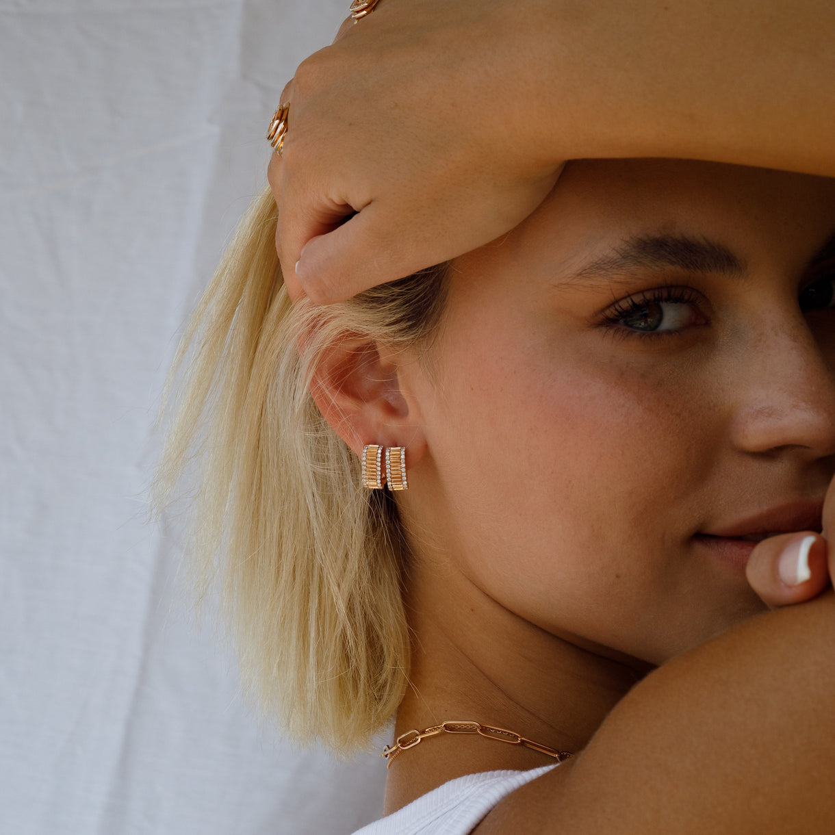 Striée Earrings - Jahel Joaillier