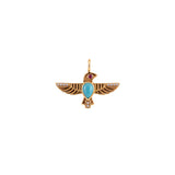 Blue Thunderbird Wire Pendant - Jahel Joaillier