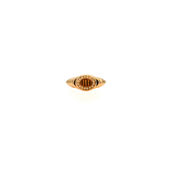 Pinky Striée Sweet Ring - Jahel Joaillier