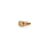 Pinky Striée Edgy Ring - Jahel Joaillier