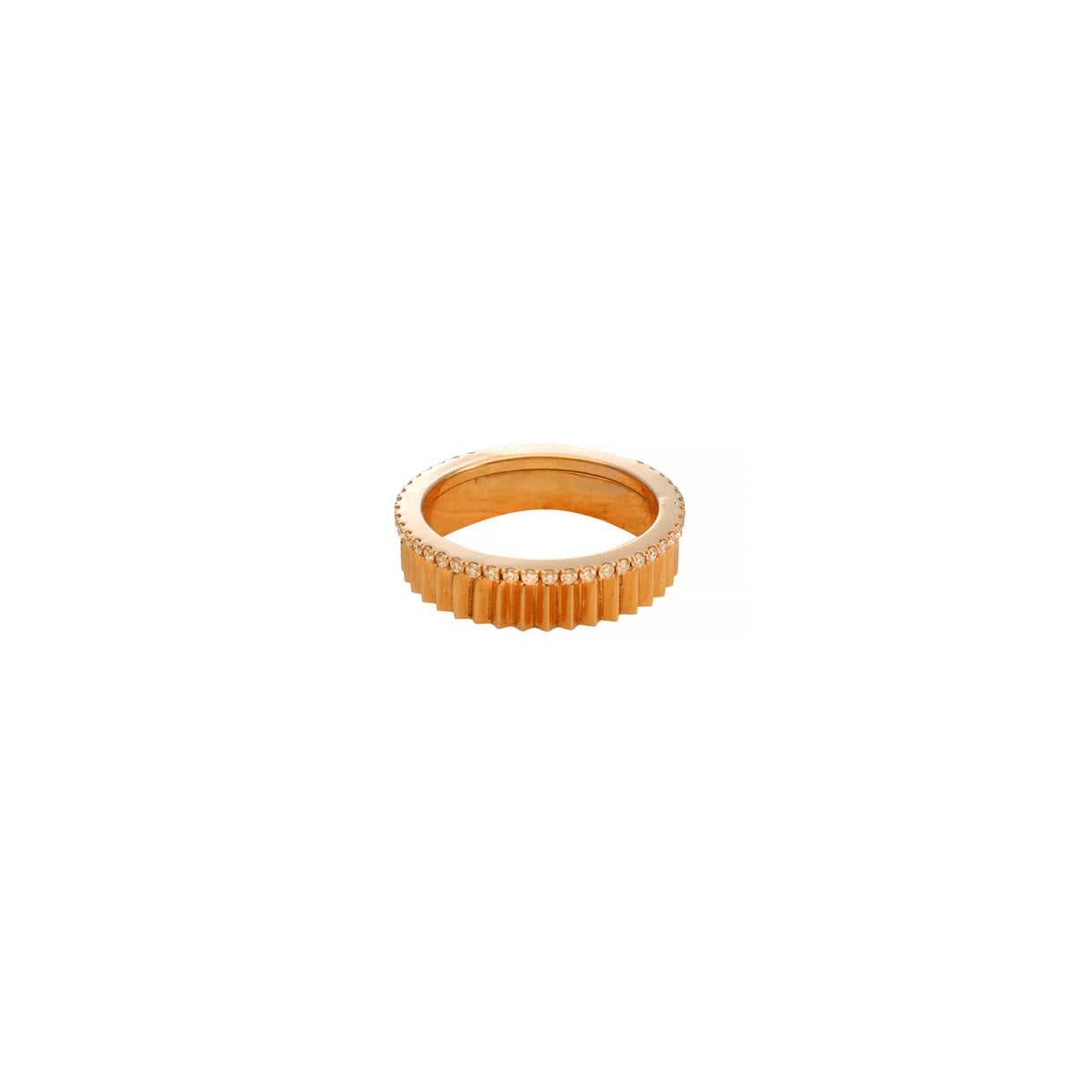 Ring Striée Band - Jahel Joaillier