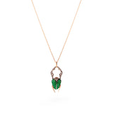 Green Scarab Pendant - Jahel Joaillier
