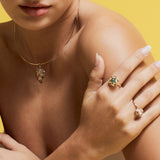 Gold Artichoke Ring - Jahel Joaillier