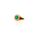Emerald Striée Edgy Ring - Jahel Joaillier