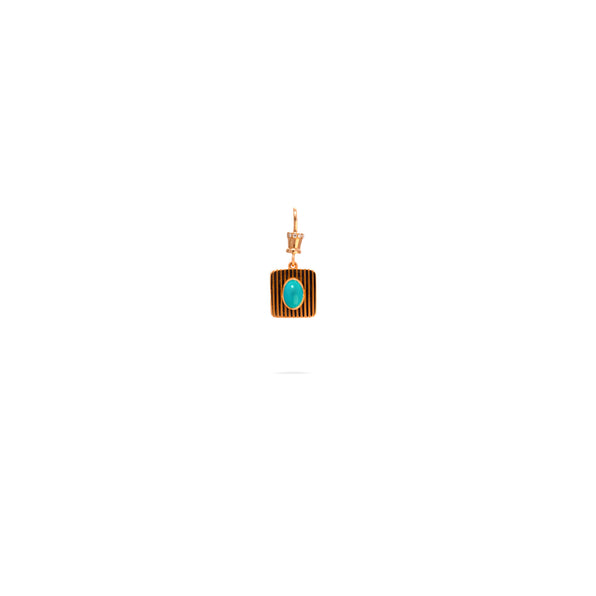 Turquoise Striée Frame - Jahel Joaillier