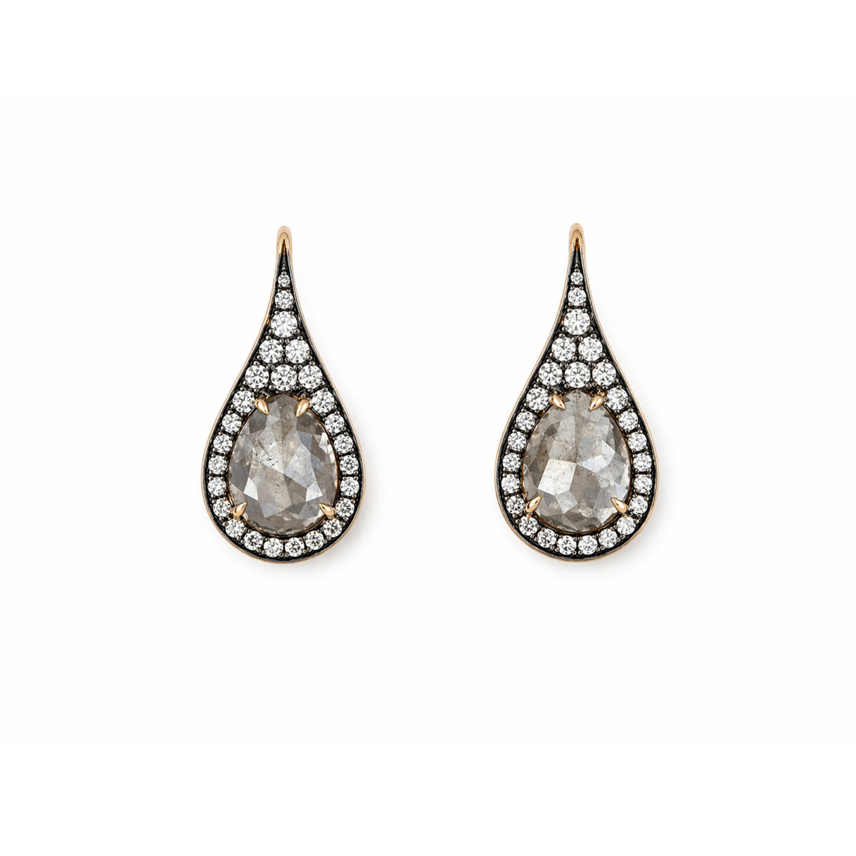 Pear Drops Vintage Earrings - Jahel Joaillier