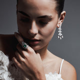 Bridal Drops Earrings - Jahel Joaillier