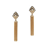 Fleur De Lys Art Deco Earrings - Jahel Joaillier