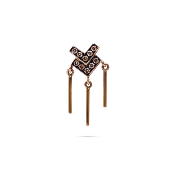 Vee Falls Earring - Jahel Joaillier