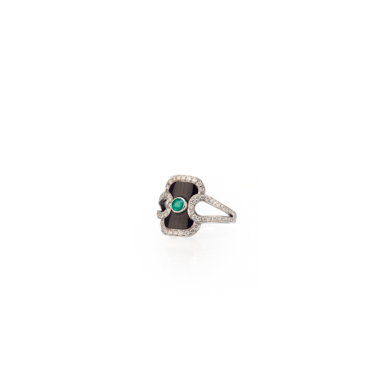 Pinky Shield Art Deco Ring - Jahel Joaillier