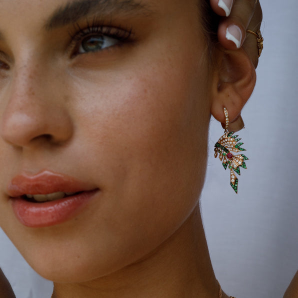 Small Indian Earring - Jahel Joaillier