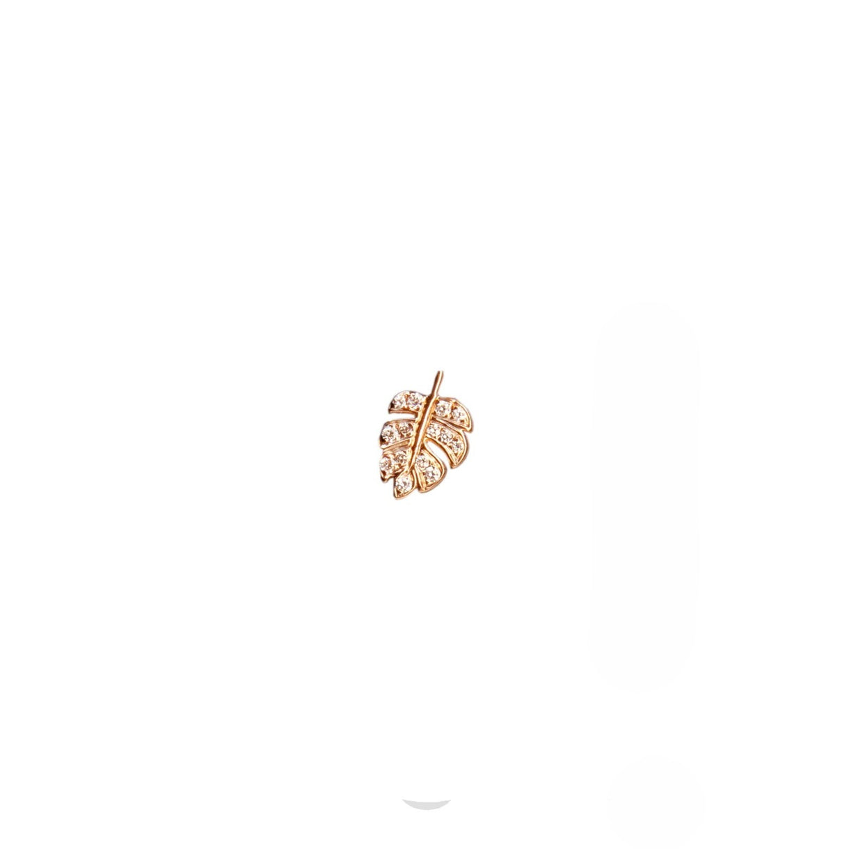 Mini Leaf Earring - Jahel Joaillier