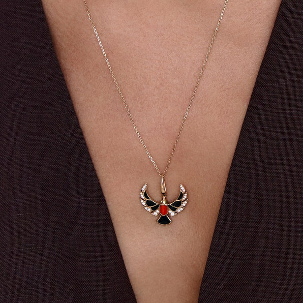 Small Sparrow Pendant - Jahel Joaillier