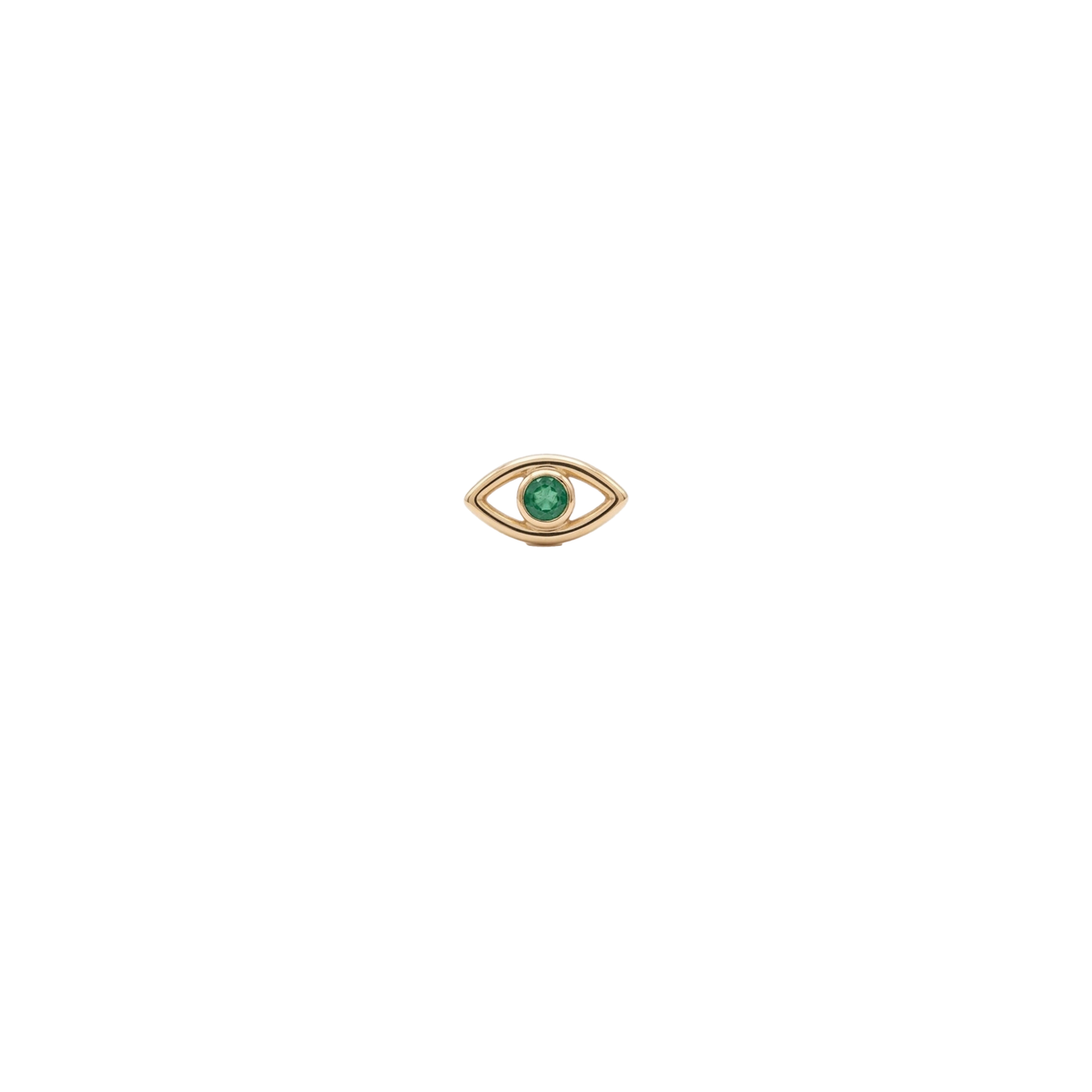 Green Eye Wire Earring - Jahel Joaillier
