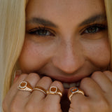 Striée Edgy Big Ring - Jahel Joaillier
