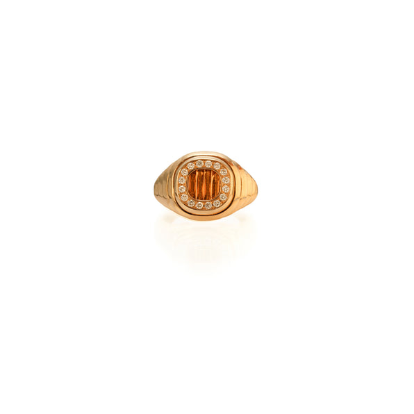 Striée Edgy Big Ring - Jahel Joaillier
