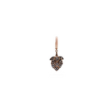 Brown Artichoke Earring - Jahel Joaillier
