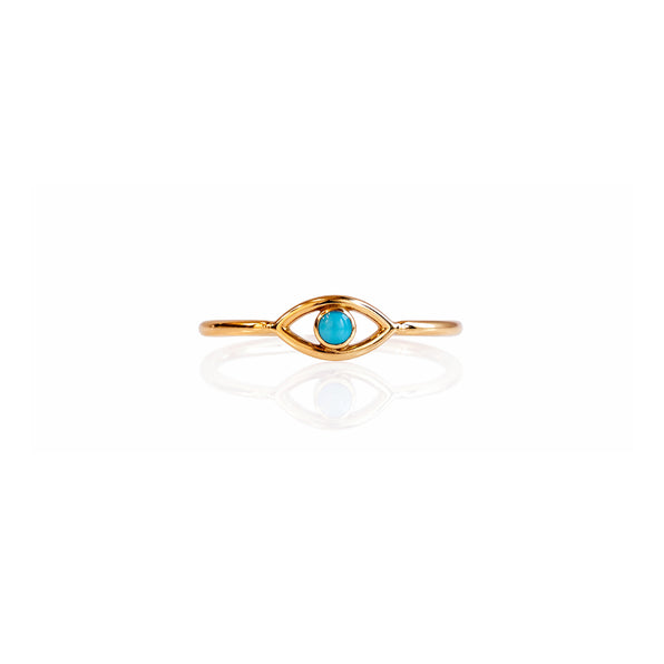 Blue Eye Wire Ring - Jahel Joaillier