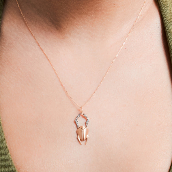 Scarab Pendant - Jahel Joaillier