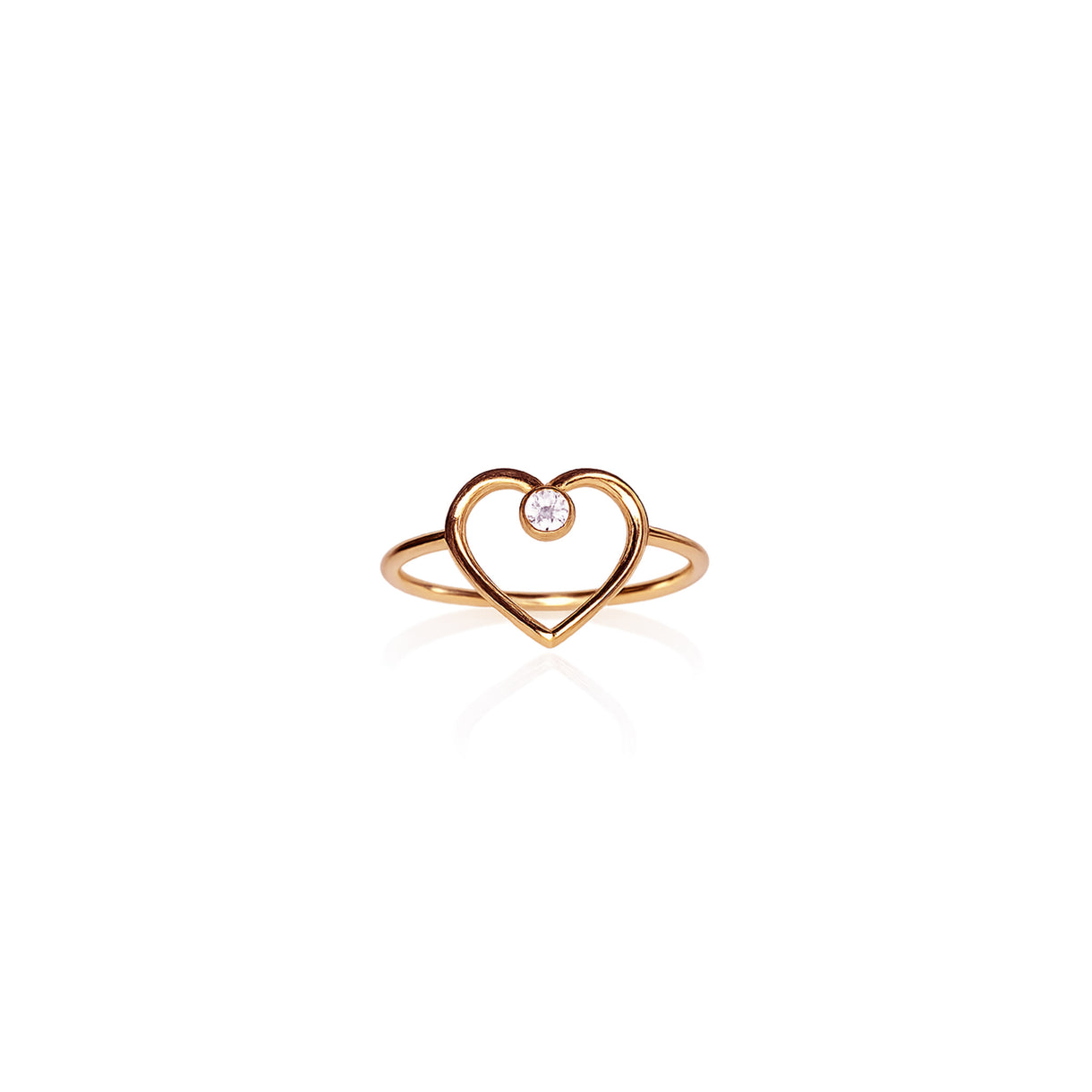 Wire Heart Ring - Jahel Joaillier