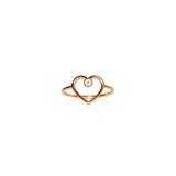 Wire Heart Ring - Jahel Joaillier