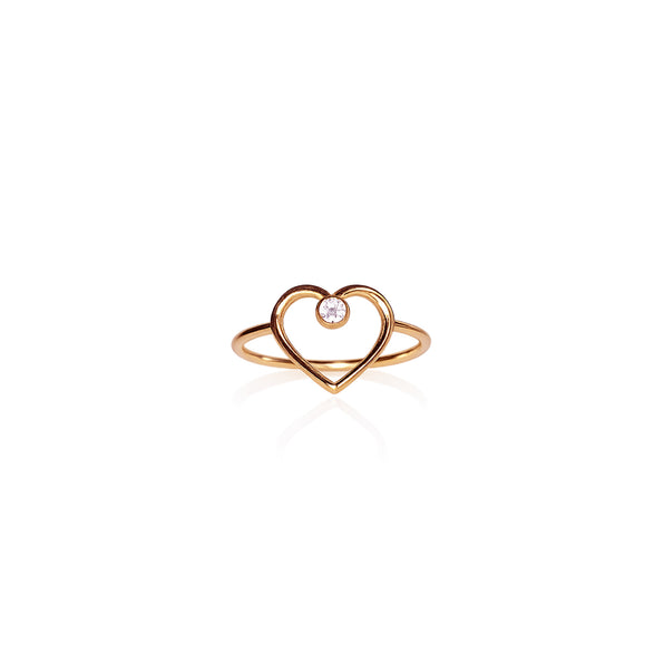 Wire Heart Ring - Jahel Joaillier