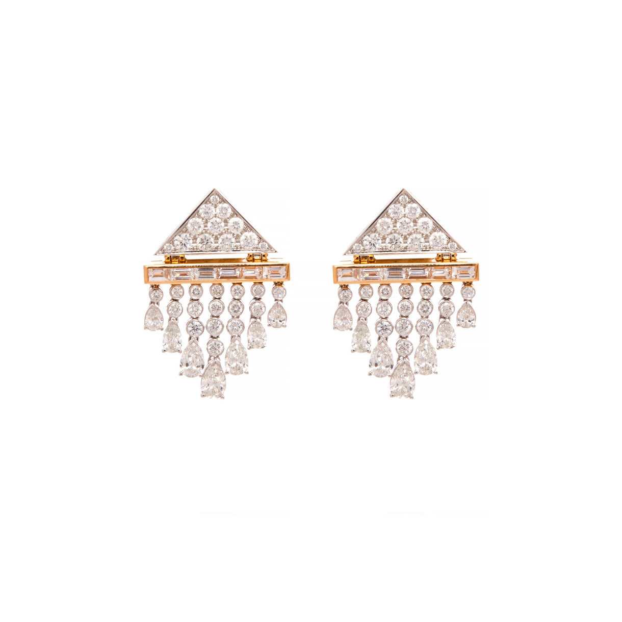 Diamond Meduse Earrings - Jahel Joaillier
