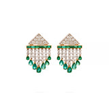 Emerald Meduse Earrings - Jahel Joaillier