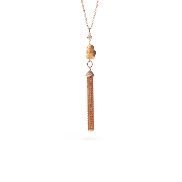 Brushed Pompon Pendant - Jahel Joaillier