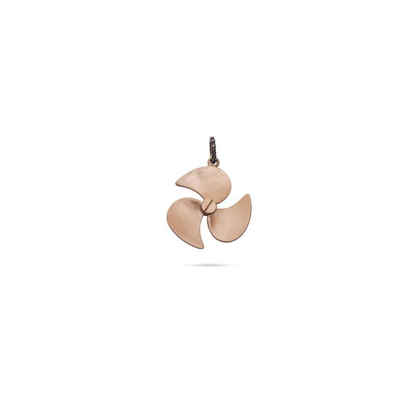 Gold Propeller Pendant - Jahel Joaillier