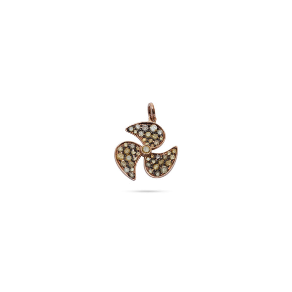Yellow Propeller Pendant - Jahel Joaillier