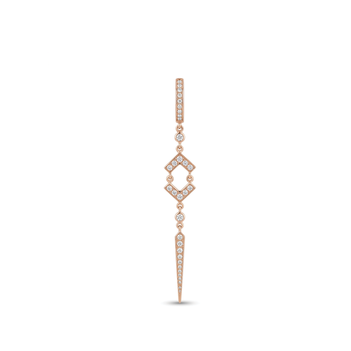 Double Vee Drop Earring - Jahel Joaillier