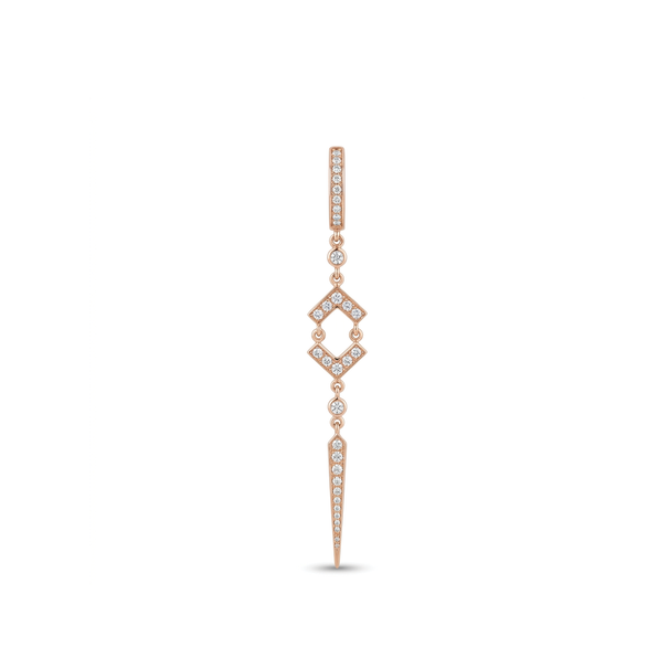 Double Vee Drop Earring - Jahel Joaillier