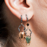 Gold Scarab Earring - Jahel Joaillier
