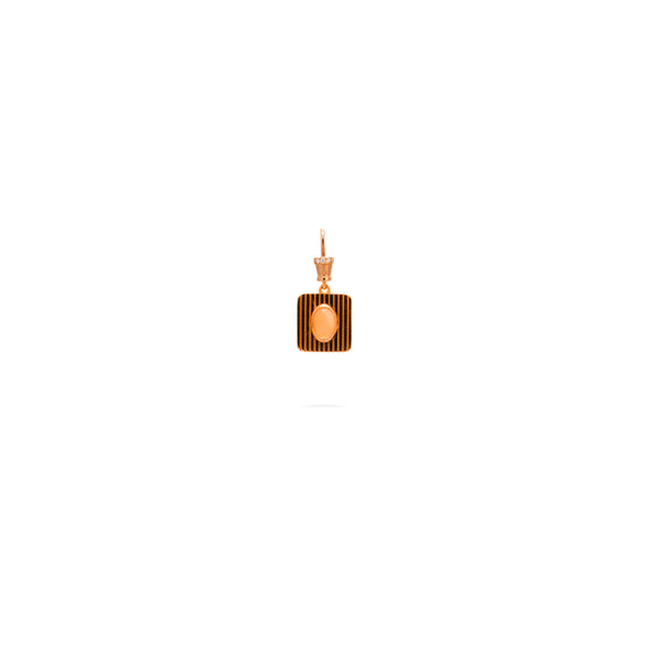 Corail Peau D'ange Striée Frame - Jahel Joaillier
