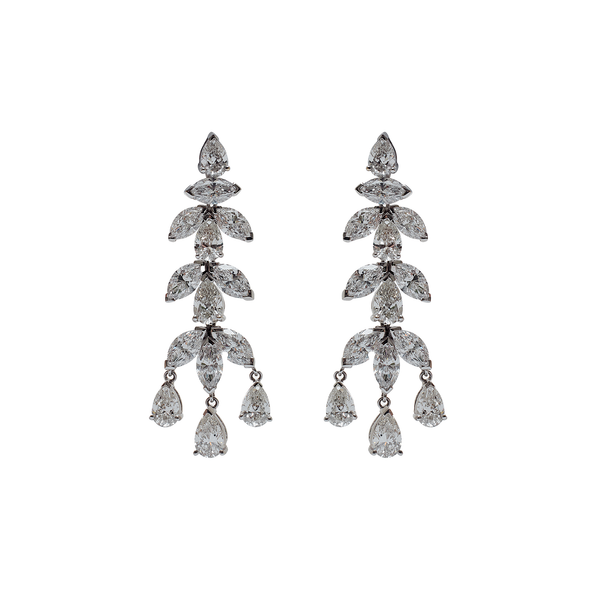 Bridal Drops Earrings - Jahel Joaillier