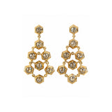 Vintage Cognac Earrings - Jahel Joaillier